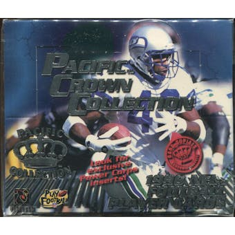 1996 Pacific Crown Collection Football Retail 20 Pack Box