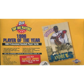 1996 Best Cards Player Of The Year Baseball Box