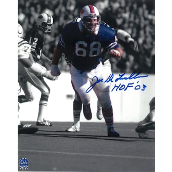 Joe DeLamielleure Autographed Buffalo Bills 8x10 Spotlight Photo