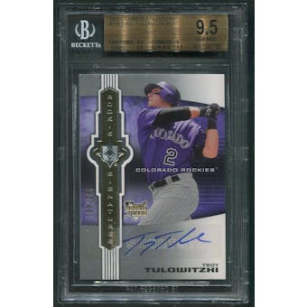 2007 Ultimate Collection #139 Troy Tulowitzki Rookie Auto #189/299 BGS 9.5 (GEM MINT)