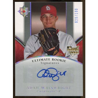 2006 Ultimate Collection #101 Adam Wainwright Rookie Auto #029/180