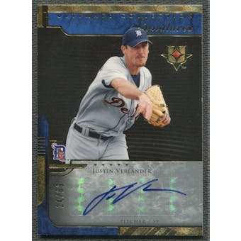 2005 Ultimate Collection #JV Justin Verlander Signatures Rookie Auto #14/69