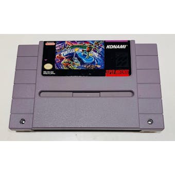 Super Nintendo (SNES) Teenage Mutant Ninja Turtles IV Turtles in Time Cartridge
