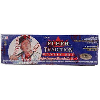 2000 Fleer Tradition Glossy Baseball Factory Set (Box)