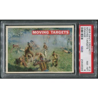 1956 Davy Crockett Orange #13 Moving Targets PSA 8 (NM-MT)