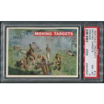 1956 Davy Crockett Orange #13 Moving Targets PSA 8 (NM-MT)