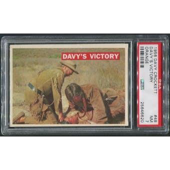 1956 Davy Crockett Orange #48 Davy's Victory PSA 7 (NM)