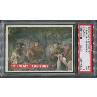 1956 Davy Crockett Orange #49 In Enemy Territory PSA 7 (NM)