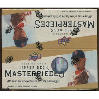 2008 Upper Deck Masterpieces Baseball Retail 24-Pack Box