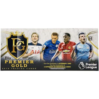 2016 Topps Premier League Gold Soccer Hobby Box