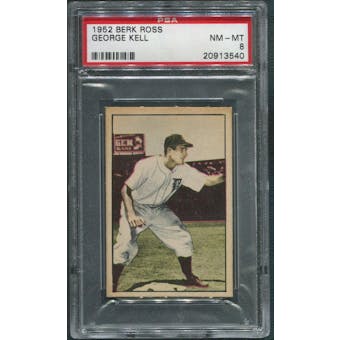 1952 Berk Ross Baseball #28 George Kell PSA 8 (NM-MT)