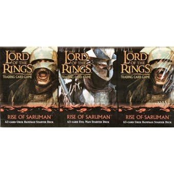 Decipher Lord of the Rings Rise of Saruman Starter Box