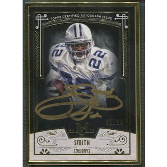 2015 Topps Museum Collection #MFAES Emmitt Smith Framed Gold Auto #03/10
