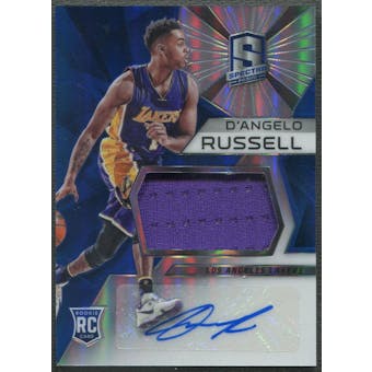 2015/16 Panini Spectra #102 D'Angelo Russell Rookie Jersey Auto