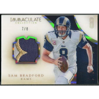 2014 Immaculate Collection #20 Sam Bradford Numbers Patch #7/8