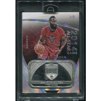2014/15 Panini Eminence #7 James Harden 2014 All Star Game Silver #1/5