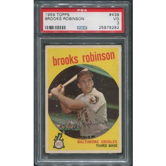 1959 Topps Baseball #439 Brooks Robinson PSA 3 (VG)