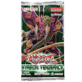 Yu-Gi-Oh Invasion: Vengeance Booster Pack