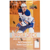 2016/17 Upper Deck Series 1 Hockey Hobby Box