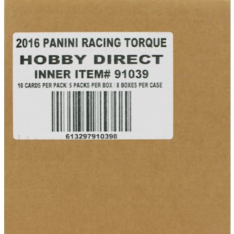 2016 Panini Torque Racing Hobby 8-Box Case