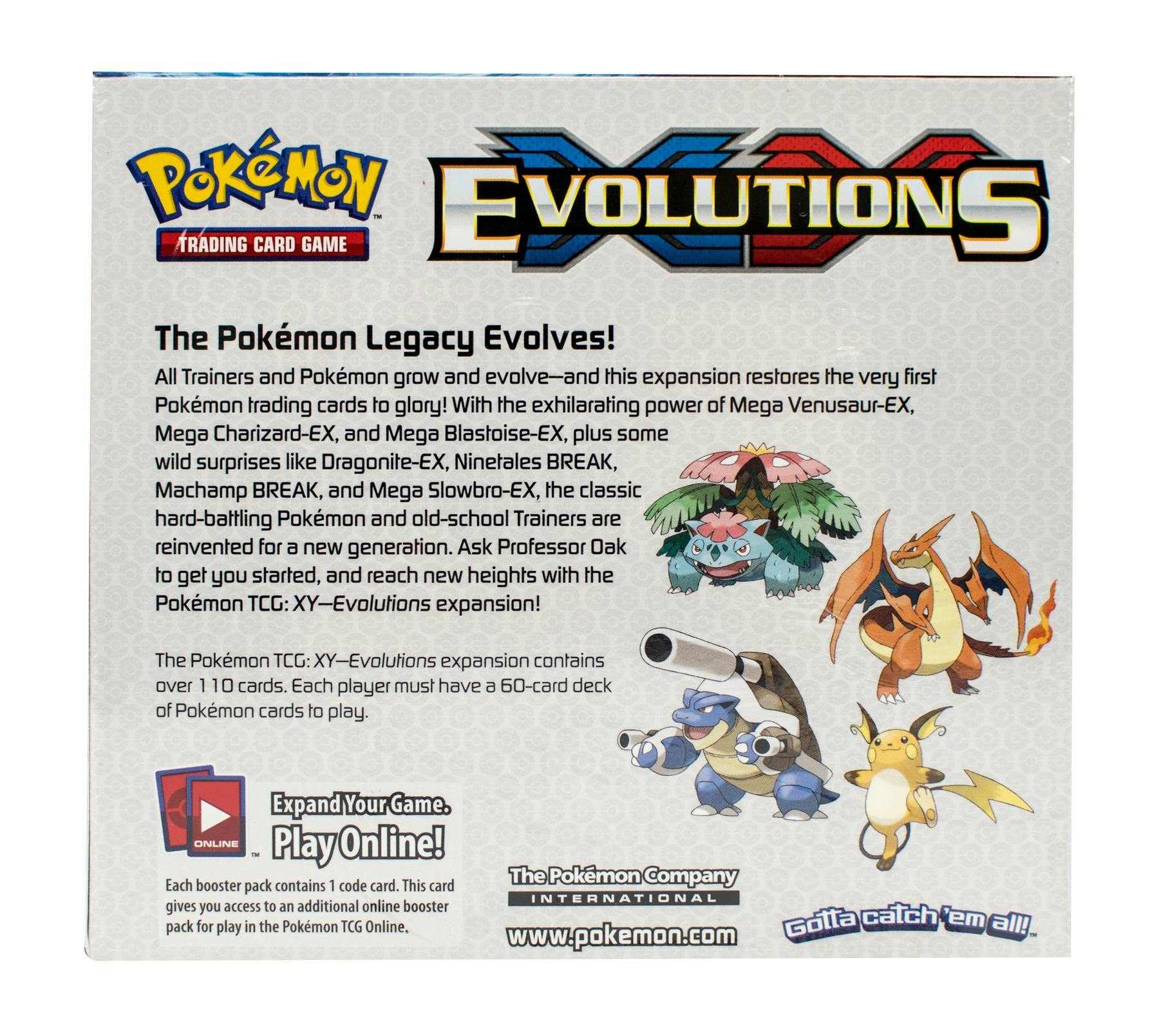 2016 Pokemon XY Evolutions Booster Box - US