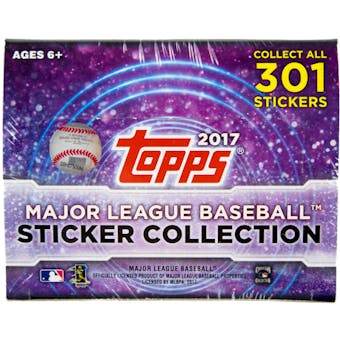 2017 Topps Baseball MLB Sticker Collection Box