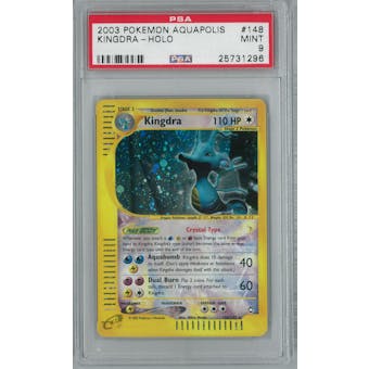 Pokemon Aquapolis Kingra 148/147 Holo Rare PSA 9