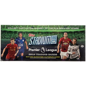 2016 Topps Stadium Club Premier League Soccer Hobby Box