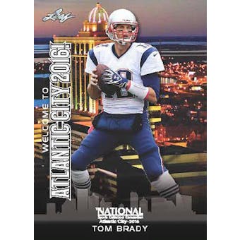 2016 Leaf National Sports Collectors Convention #03-VIP Tom Brady
