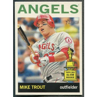 2013 Topps Heritage #430B Mike Trout Action SP