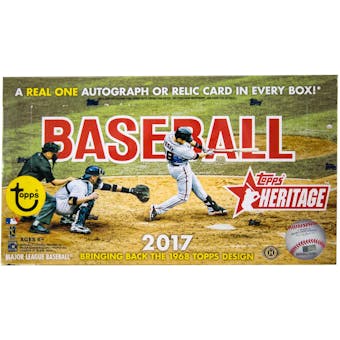 2017 Topps Heritage Baseball Hobby Box