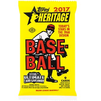 2017 Topps Heritage Baseball Hobby Pack
