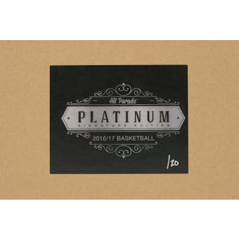 2016/17 Hit Parade Basketball Platinum Signature Edition - 10 Box Case