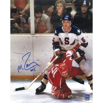 Mike Ramsey Miracle on Ice Autographed USA 8x10 Photo