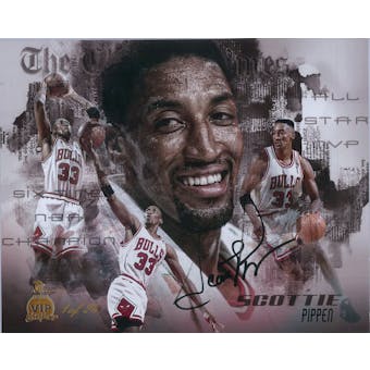Scottie Pippen Autographed 8x10 Photo 2016 The National Panini VIP Super 1 of 24