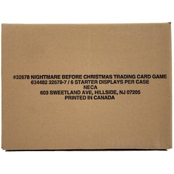 Nightmare Before Christmas TCG Starter 6-Box Case (NECA 2005)