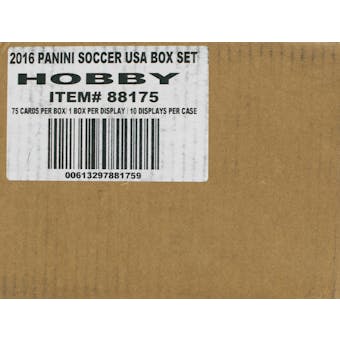 2016 Panini USA Soccer Hobby 10-Box (Set) Case