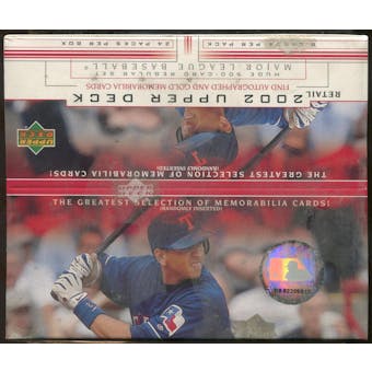 2002 Upper Deck Series 1 Baseball Retail 24-Pack Box