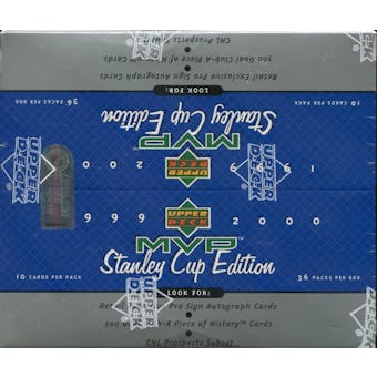 1999/00 Upper Deck MVP Stanley Cup Edition Hockey Retail Box