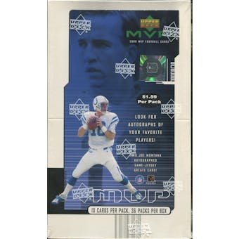 2000 Upper Deck MVP Football Prepriced Retail Box