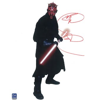 Ray Park Autographed Darth Maul Stand 8x10 Star Wars Photo