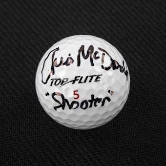 Christopher McDonald Autographed Golf Ball Shooter McGavin