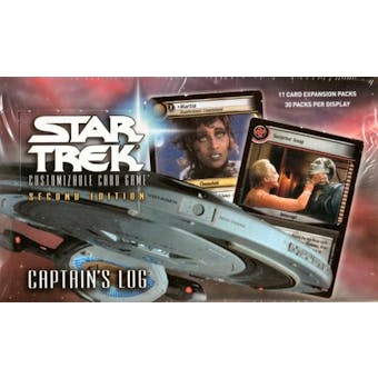 Decipher Star Trek Second Edition Captain's Log Booster Box