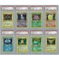 Pokemon Base Set 1 1st Edition Shadowless COMPLETE Set - PSA Graded Avg. 8.70