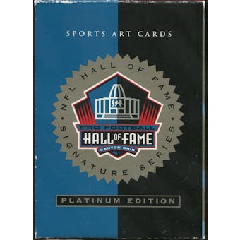 1998 Ron Mix NFL Hall Of Fame Platinum Signature Series Set