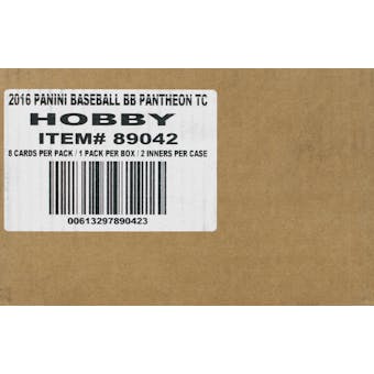 2016 Panini Pantheon Baseball Hobby 8-Box Case