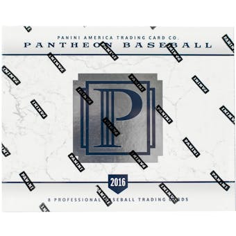2016 Panini Pantheon Baseball Hobby Box