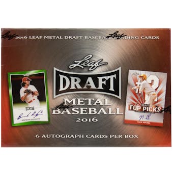 2016 Leaf Metal Draft Baseball Hobby Box