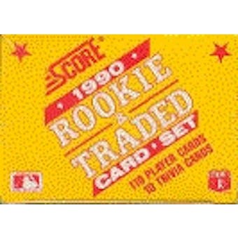 1990 Score Traded & Rookies Baseball Factory Set