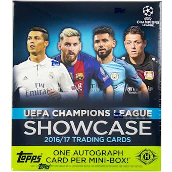 2016/17 Topps UEFA Champions League Showcase Soccer Hobby Mini-Box